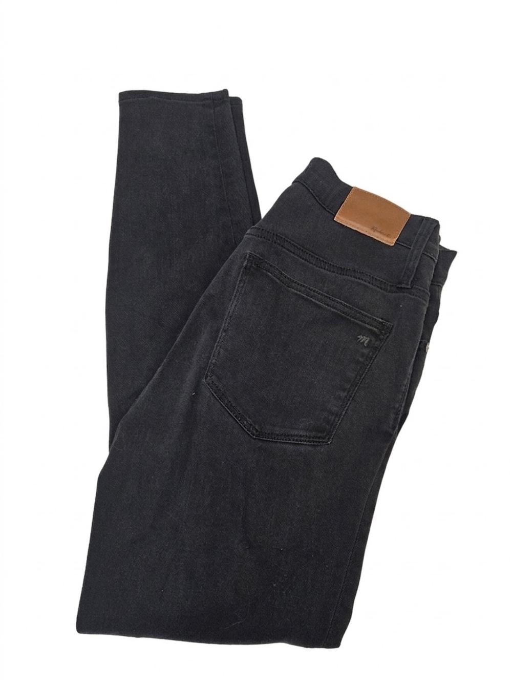Madewell Women's Skinny Jeans Black 9" High Rise Size 28 Casual